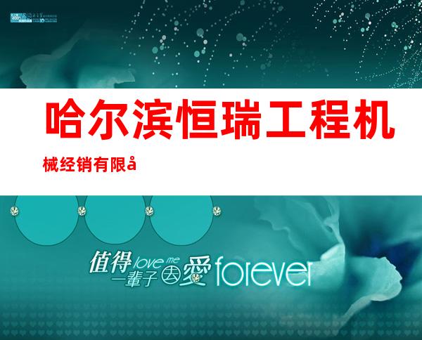 哈尔滨恒瑞工程机械经销有限公司
